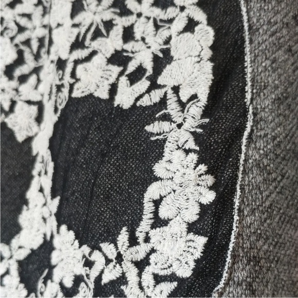 iner Sugar Skull Day of the Dead Halloween Lace Top Size Medium T-Shirt - Picture 6 of 8